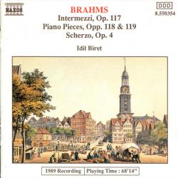 BRAHMS Intermezzi, Op. 117 / Piano Pieces, Opp. 118 & 119 / Scherzo, Op.4 Фирменный CD 