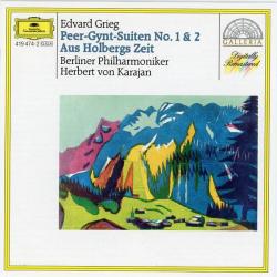 GRIEG Peer-Gynt-Suiten No. 1 & 2 / Aus Holbergs Zeit / Sigurd Jorsalfar Фирменный CD 