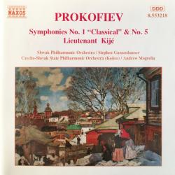 PROKOFIEV Symphonies No.1 "Classical" / Symphony No.5 / Lieutenant Kijé Фирменный CD 