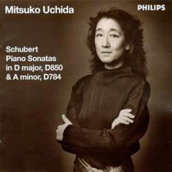 Schubert, Mitsuko Uchida Piano Sonatas In D Major, D850 & A Minor, D784 Фирменный CD 