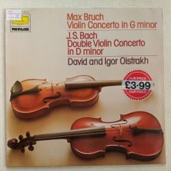 BRUCH   BACH Violin Concerto In G Minor / Double Violin Concerto In D Minor Виниловая пластинка 