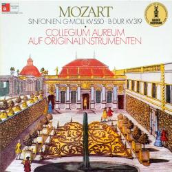 MOZART   COLLEGIUM AUREUM Sinfonien G-moll KV 550 ∙ B-dur KV 319 Виниловая пластинка 