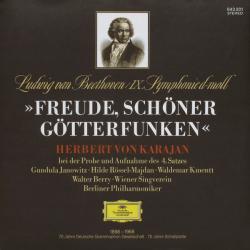 BEETHOVEN   HERBERT VON KARAJAN IX. Symphonie D-Moll »Freude, Schöner Götterfunken« (Herbert Von Karajan Bei Der Probe Und Aufnahme Des 4. Satzes) Виниловая пластинка 