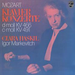MOZART   CLARA HASKIL Klavier Konzerte (D-moll KV 466, C-moll KV 491) Виниловая пластинка 