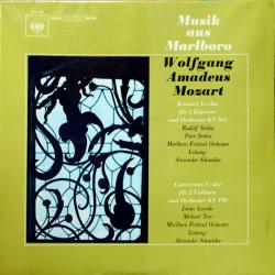 MOZART Musik Aus Marlboro - Konzert Es-dur Für Zwei Klaviere Und Orchester KV 365 / Concertone C-dur Für Zwei Violinen Und Orchester KV 190 Виниловая пластинка MOZART Musik Aus Marlboro - Konzert Es-dur Für Zwei Klaviere Und Orchester KV 365 / Concertone C-dur Für Zwei Violinen Und Orchester KV 190 Виниловая пластинка