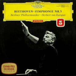 BEETHOVEN   HERBERT VON KARAJAN Symphonie Nr.5 Виниловая пластинка 