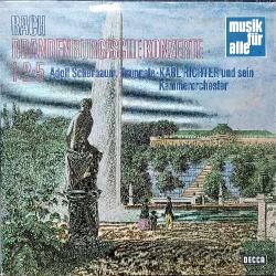 BACH   KARL RICHTER Brandenburgische Konzerte Nr. 1, 2, 5 Виниловая пластинка 