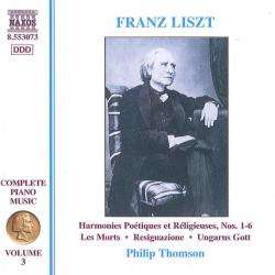 LISZT Harmonies Poétiques Et Réligieuse, Nos. 1-6 • Les Morts • Resignazione • Ungarns Gott Фирменный CD 