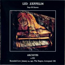 LED ZEPPELIN Days Of Heaven. Archives 1973. Recorded Live January 14, 1973. The Empire, Liverpool, UK Фирменный CD 