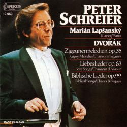 Dvořák, Peter Schreier Zigeunermelodien Op. 55 / Liebeslieder Op. 83 / Biblische Lieder Op. 99 Фирменный CD 