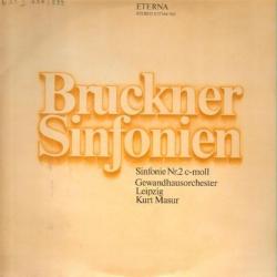 BRUCKNER   KURT MASUR Sinfonie Nr. 2 C-moll Виниловая пластинка 
