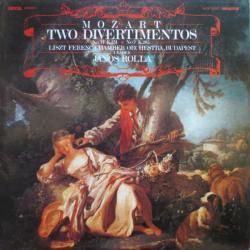 MOZART   JANOS ROLLA Two Divertimentos No.11 K.251 / No. 7 K.205 Виниловая пластинка 