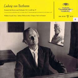 BEETHOVEN   WILHELM KEMPFF Konzert Für Klavier Und Orchester Nr. 3 C-moll Op. 37 Виниловая пластинка 