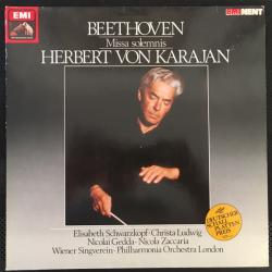 BEETHOVEN   HERBERT VON KARAJAN Missa Solemnis D-Dur Op. 123 Виниловая пластинка 