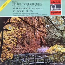 BRAHMS Ein Deutsches Requiem / Altrhapsodie / Schicksalslied Виниловая пластинка 