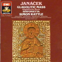 Janáček / Simon Rattle Sinfonietta • Glagolitic Mass Фирменный CD 