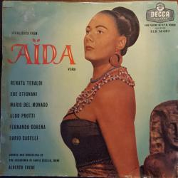 VERDI   RENATA TEBALDI Aida Ausschnitte Виниловая пластинка 