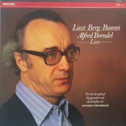 LISZT   BERG   BUSONI   ALFRED BRENDEL LIVE Виниловая пластинка 
