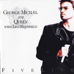 GEORGE MICHAEL AND QUEEN FIVE LIVE Фирменный CD 