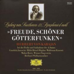BEETHOVEN   HERBERT VON KARAJAN IX. Symphonie D-Moll »Freude, Schöner Götterfunken« (Herbert Von Karajan Bei Der Probe Und Aufnahme Des 4. Satzes) Виниловая пластинка 