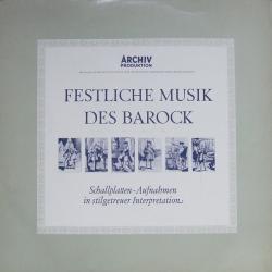VARIOUS Festliche Musik Des Barock Виниловая пластинка 