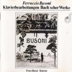 BUSONI Klavierbearbeitungen Bach'scher Werke Фирменный CD 