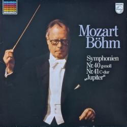 MOZART   KARL BOHM Symphonien Nr. 40 G-moll / Nr. 41 C-dur "Jupiter" Виниловая пластинка 