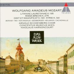 MOZART Litaniae Lauretanae K. 195 · Missa Brevis K. 275 · Dixit Et Magnificat K. 193 · Kyrie K. 341 Фирменный CD 