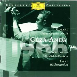 Mozart, Schumann, Liszt, Géza Anda Piano Concerto No.14 / Davidsbündlertänze / Waldesrauschen Фирменный CD 