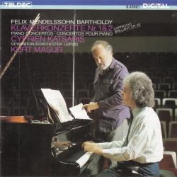 MENDELSSOHN Klavierkonzerte Nr. 1 & 2 • Capriccio Brillant Op. 22 Фирменный CD 