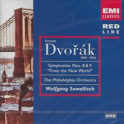 DVORAK Symphonies Nos. 8 & 9 "From The New World" Фирменный CD 