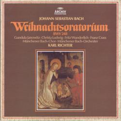 BACH   KARL RICHTER Weihnachtsoratorium BWV 248 LP-BOX 