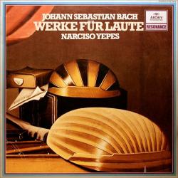 BACH   NARCISO YEPES Werke Für Laute Виниловая пластинка 