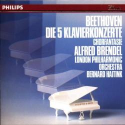 Beethoven - Alfred Brendel Die 5 Klavierkonzerte • Chorfantasie Фирменный CD 