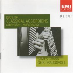 Stravinsky, Mussorgsky Duos For Classical Accordions Фирменный CD 