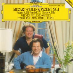 Mozart - Wiener Philharmoniker, Itzhak Perlman, James Levine Violinkonzert No. 1 • Adagio K.261 • Rondo K.373 • Rondo K.261a Фирменный CD 