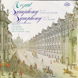 MOZART   DEAN DIXON Symphony No. 33 In B Flat Major, Symphony No. 34 In C Major Виниловая пластинка 