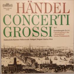 HANDEL Concerti Grossi Op. 3 Gesamtausgabe Nr. 1-6 / Concerto Grosso C-dur "Alexanderfest" / Sonata (Violinkonzert) Виниловая пластинка 
