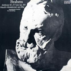 BRAHMS Sinfonie Nr. 3 F-dur Op. 90, Haydn-Variationen Op. 56a Виниловая пластинка 
